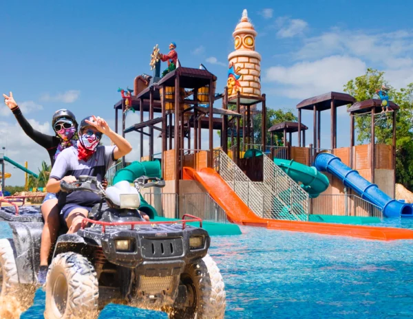 Combined Tour: ATV + Sirenis Water Park In Punta Cana